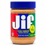 کره بادام زمینی کرمی جیف (Jif) آبی – 16 اونس (454 گرم)