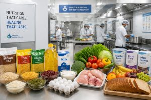 فروش مواد اولیه خوراکی بیمارستانها