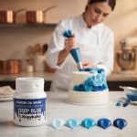 رنگ خوراکی پودری محلول در روغن سرمه‌ای کپی کیک | Navy Blue Oil-Based Powder