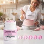 رنگ خوراکی پودری محلول در روغن صورتی کپی کیک | Pink Oil-Based Powder