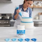 رنگ خوراکی پودری محلول در روغن آبی کپی کیک | Blue Oil-Based Powder