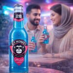 نوشیدنی آیسی مانکی اوشن بلو (۲۵۰ میلی‌لیتر)