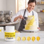 رنگ خوراکی پودری محلول در روغن زرد لیمویی کپی کیک | Lemon Yellow Oil-Based Powder